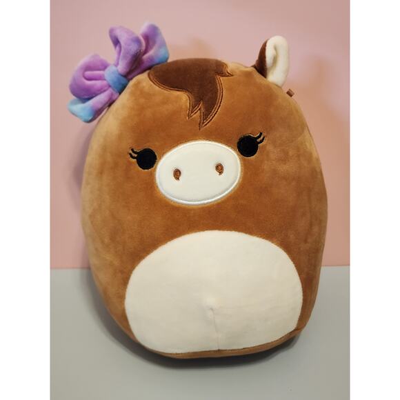 Kellytoy Squishmallows 8 Inch Tomar The Brown Horse Stuffed Plush 2021 EUC - Picture 1 of 3